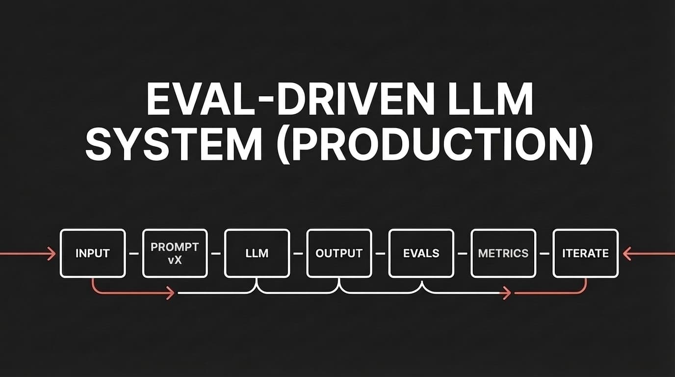 Eval-Driven LLM Systems: How I Improved Accuracy by 34% Without Changing the Model